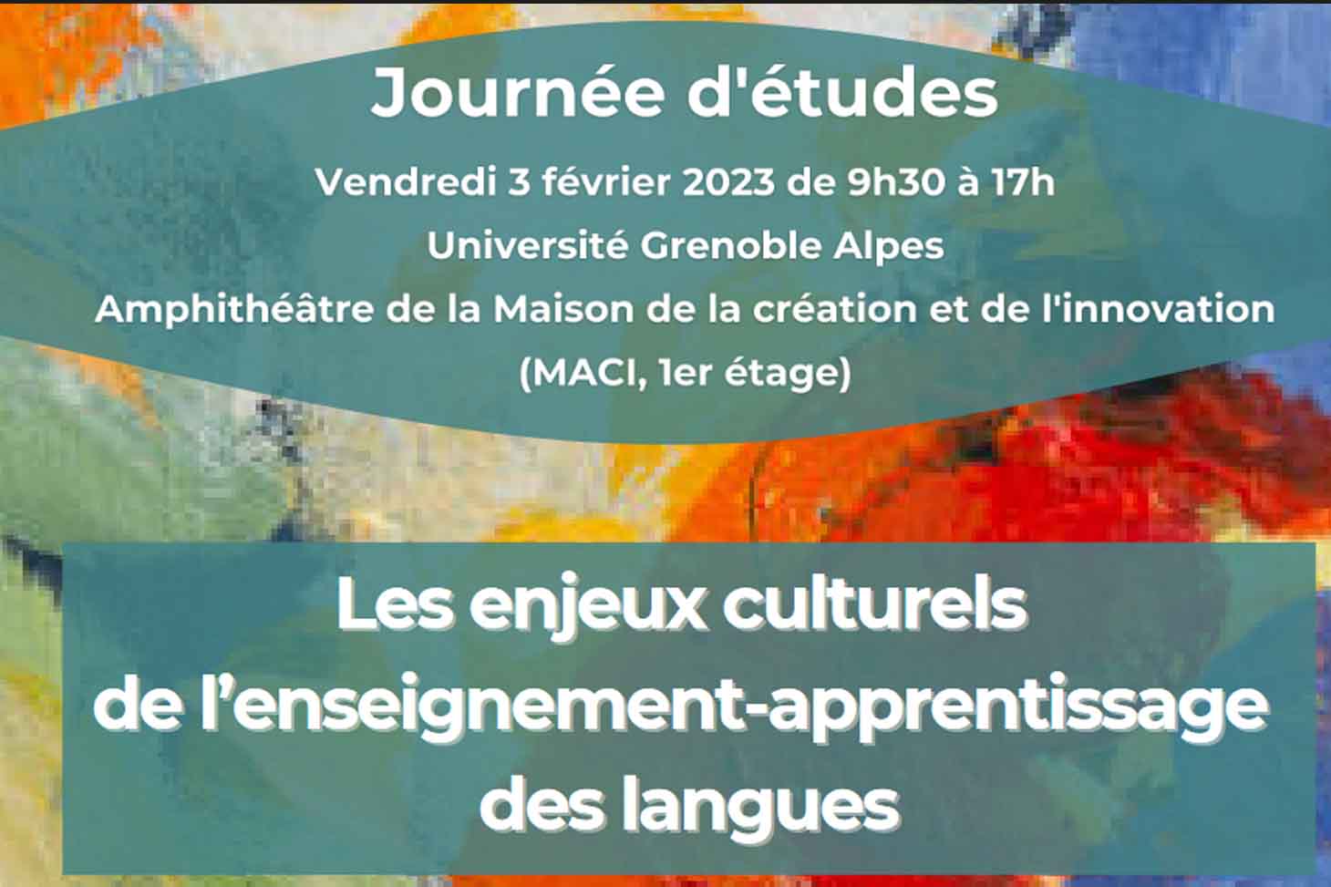 Journée Détude De Lasdifle Avec Luga Les Enjeux Culturels De Lenseignement Apprentissage Des 2299