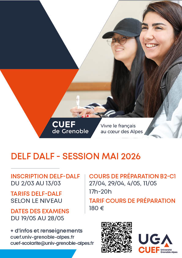 Examen DELF DALF mai 2026